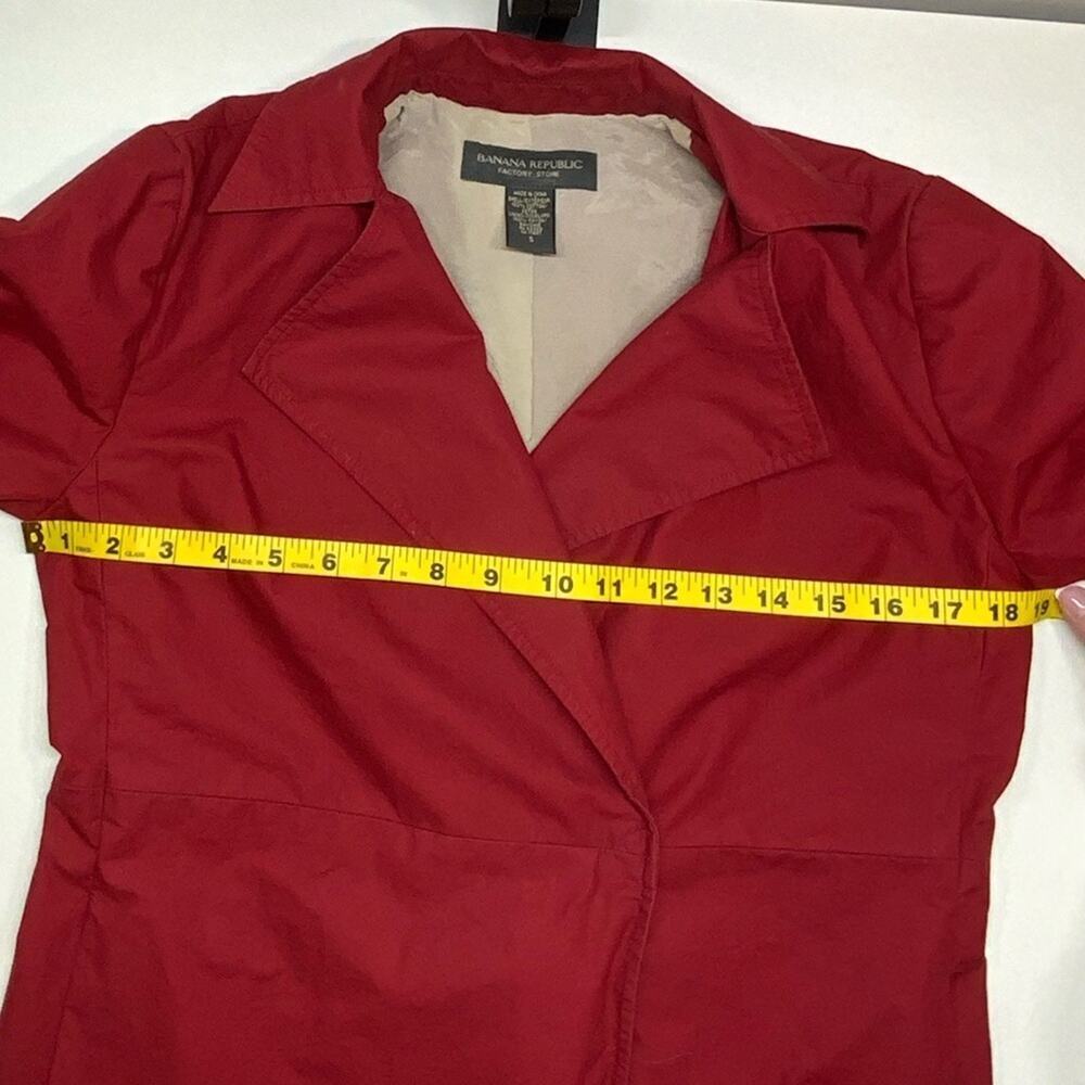 GUC | Banana Republic | Trench Coat | Red | Small - Picture 7 of 16